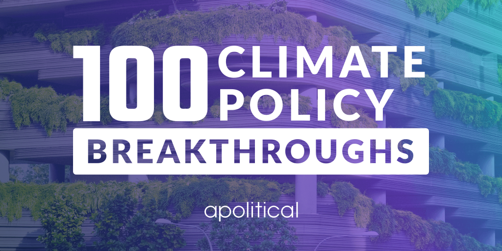100 Climate Policy Breakthroughs di Apolitical